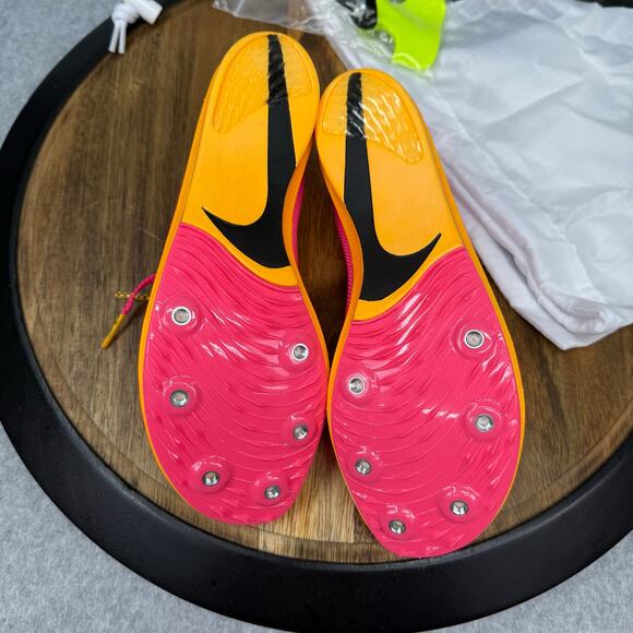 Nike ZoomX Dragonfly Men's 4.5 Hyper Pink Black Track Spikes CV0400-600 NEW - Picture 6 of 7